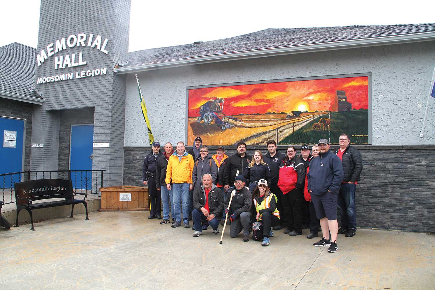 At the Moosomin Legion.